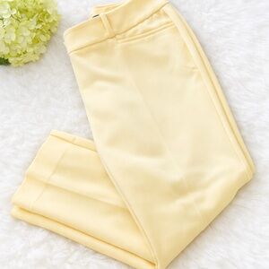 The Limited Drew Fit Yellow Ankle Dress Pants Size 6 Stretch